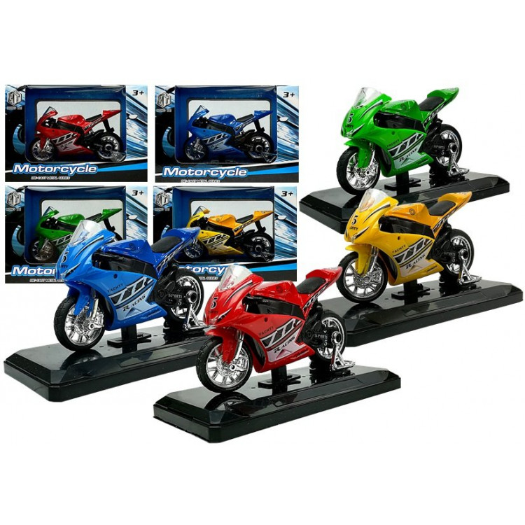 Motorka športová so zvukom 1:18 4 farby Motorka športová so zvukom 1:18 4 farby